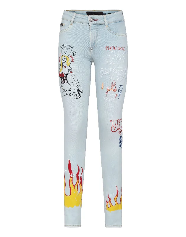 Women's pants for music festivals Ripped women jeans for a rebellious and fashion - forward style Jeggins Women's pants for music festivals Ripped women jeans for a rebellious and fashion - forward style Jeggins