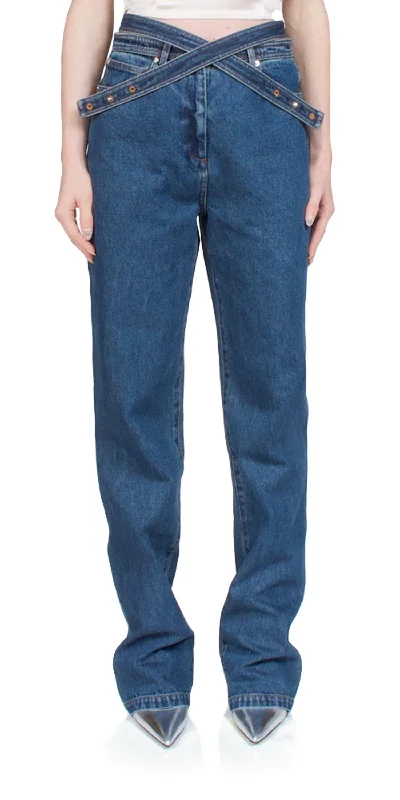 Women's pants with moisture - wicking technology High - rise flare women jeans for a 70s - inspired look Jo Jeans In Indigo Women's pants with moisture - wicking technology High - rise flare women jeans for a 70s - inspired look Jo Jeans In Indigo