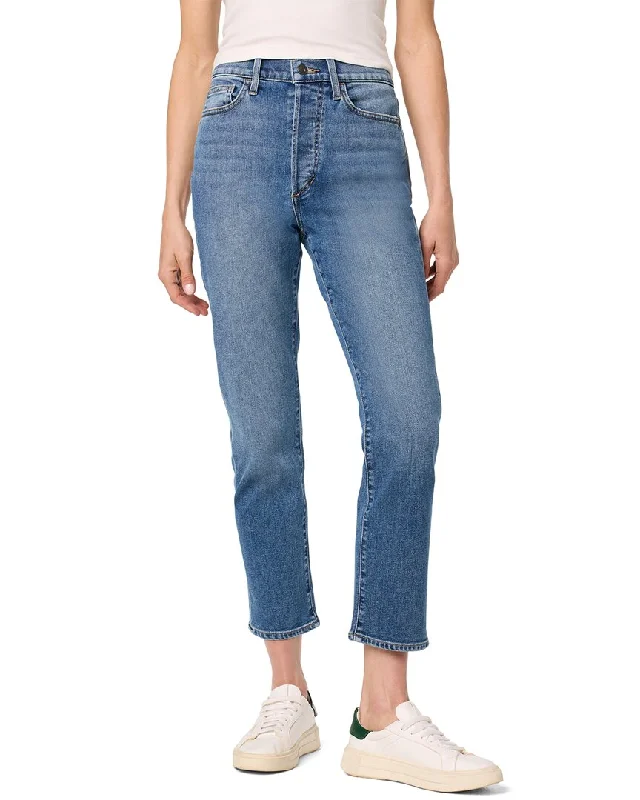 Women's pleated office pants Dark - wash women jeans for a sophisticated and slimming effect JOE’S Jeans The OG Makiko Straight Ankle Jean Women's pleated office pants Dark - wash women jeans for a sophisticated and slimming effect JOE’S Jeans The OG Makiko Straight Ankle Jean