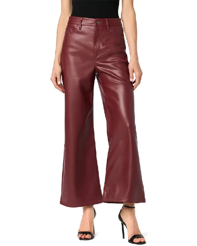 Women's eco - friendly organic pants Mom jeans for a nostalgic and casual look JOE’S Jeans Wide Leg Burgundy Ankle Jean Women's eco - friendly organic pants Mom jeans for a nostalgic and casual look JOE’S Jeans Wide Leg Burgundy Ankle Jean