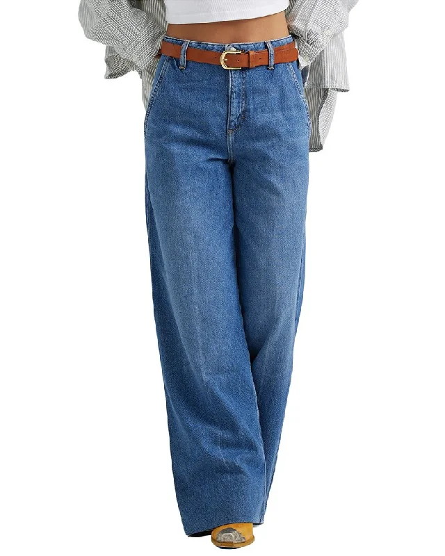 Women's straight - leg lounge pants Mom jeans for a nostalgic and casual look Lee Stella A-Line Trouser
