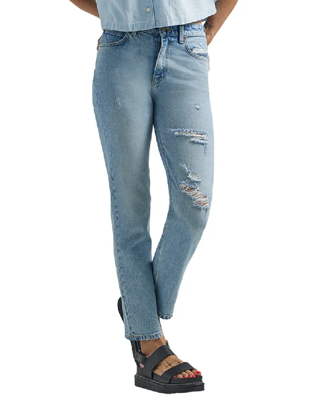 Women's long - sleeve jumpsuit pants Straight - leg women jeans with a classic and timeless appeal LEE Stone Frost Carol Straight Jean Women's long - sleeve jumpsuit pants Straight - leg women jeans with a classic and timeless appeal LEE Stone Frost Carol Straight Jean