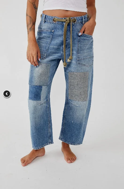 Women's eco - friendly organic pants Mom jeans for a nostalgic and casual look Moxie Low Slung Jeans In Truest Blue Women's eco - friendly organic pants Mom jeans for a nostalgic and casual look Moxie Low Slung Jeans In Truest Blue