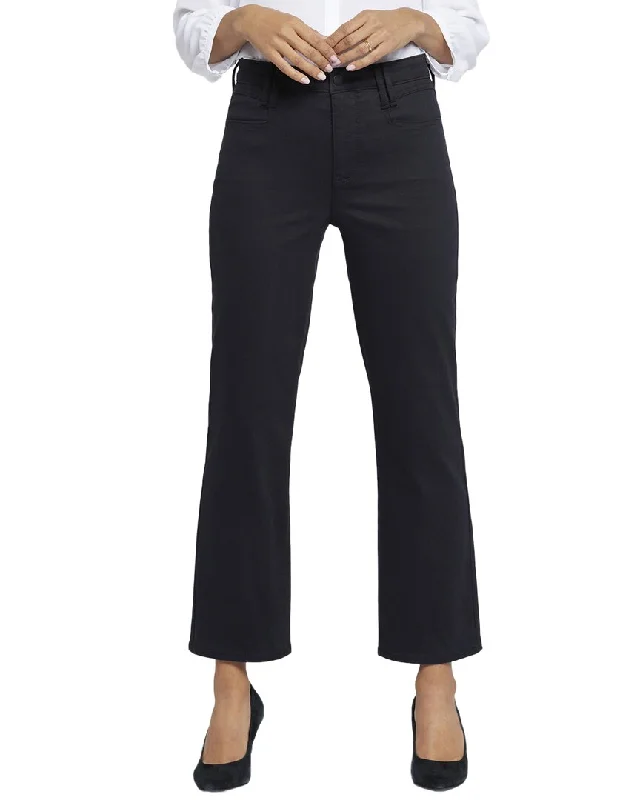 Women's pants for job interviews Skinny women jeans with a form - fitting design NYDJ Bailey Black Straight Jean Women's pants for job interviews Skinny women jeans with a form - fitting design NYDJ Bailey Black Straight Jean