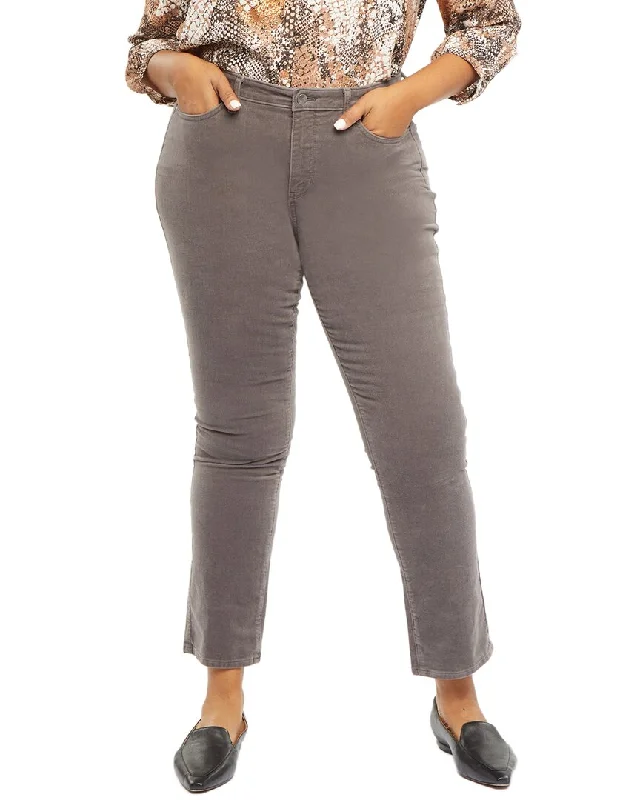 Women's pants for garden parties Colored women jeans in vibrant hues like red and yellow NYDJ Plus Sheri Volcanic Glass Slim Jean Women's pants for garden parties Colored women jeans in vibrant hues like red and yellow NYDJ Plus Sheri Volcanic Glass Slim Jean