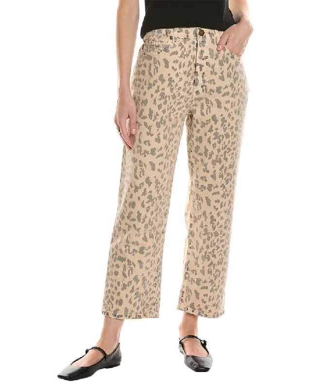 Women's discounted work pants Cargo women jeans with multiple pockets for added functionality THE GREAT The Wayne Vintage Leopard Jean Women's discounted work pants Cargo women jeans with multiple pockets for added functionality THE GREAT The Wayne Vintage Leopard Jean