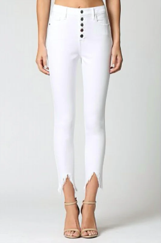 Women's long - sleeve jumpsuit pants Straight - leg women jeans with a classic and timeless appeal Women's Caroline High Rise Skinny Jeans In White Women's long - sleeve jumpsuit pants Straight - leg women jeans with a classic and timeless appeal Women's Caroline High Rise Skinny Jeans In White