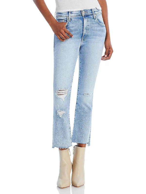 Women's matching top and pants set Mom jeans for a nostalgic and casual look Womens Cropped High Rise Capri Jeans Women's matching top and pants set Mom jeans for a nostalgic and casual look Womens Cropped High Rise Capri Jeans