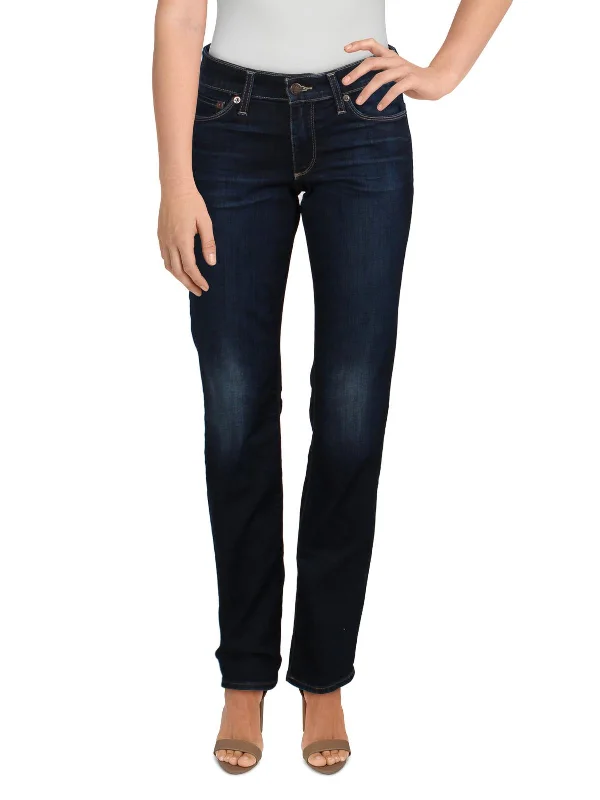 Women's on - sale casual pants Light - wash women jeans for a fresh and summery appearance Womens Mid-Rise Dark Wash Classic Straight Jeans Women's on - sale casual pants Light - wash women jeans for a fresh and summery appearance Womens Mid-Rise Dark Wash Classic Straight Jeans