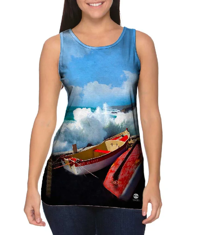 One - Shoulder Women's Rayon Blend Tank Tops for a Flowy LookA Storm At Pors Loubous One - Shoulder Women's Rayon Blend Tank Tops for a Flowy LookA Storm At Pors Loubous