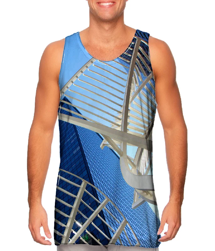 Halter Neck Women's Modal Blend Tank Tops for ComfortAbstract Structure Canada