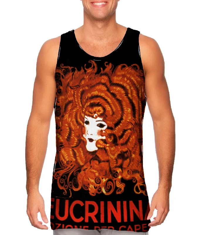 Scoop Neck Women's Linen Blend Tank Tops for SummerAchille Mauzan 002 - "Eucrinina, Hair Lotion" (1921) Scoop Neck Women's Linen Blend Tank Tops for SummerAchille Mauzan 002 - "Eucrinina, Hair Lotion" (1921)