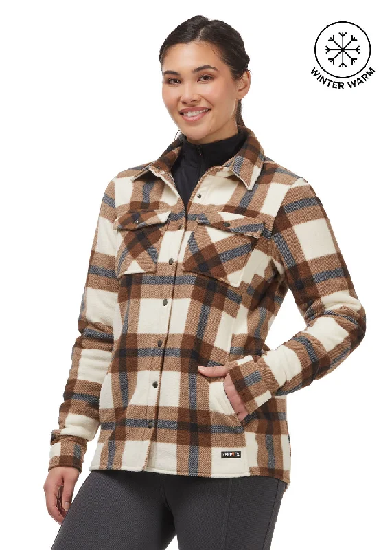 Printed Graphic Women Long Sleeve Top with a Bold StatementAlpine Fleece Snap Front Barn Shirt Printed Graphic Women Long Sleeve Top with a Bold StatementAlpine Fleece Snap Front Barn Shirt