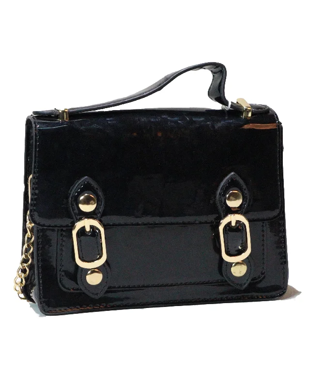 Elastic Waist Women Shorts for Easy Wear and ComfortBlack Cross Body Bag