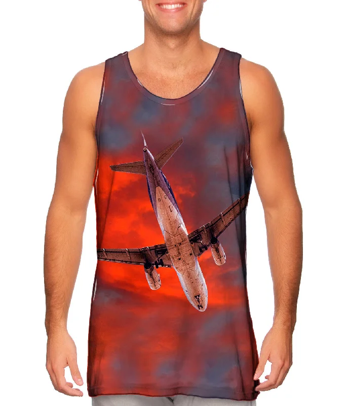 V - Neck Women's Moisture - Wicking Tank Tops for RunningCrossing The November Sky