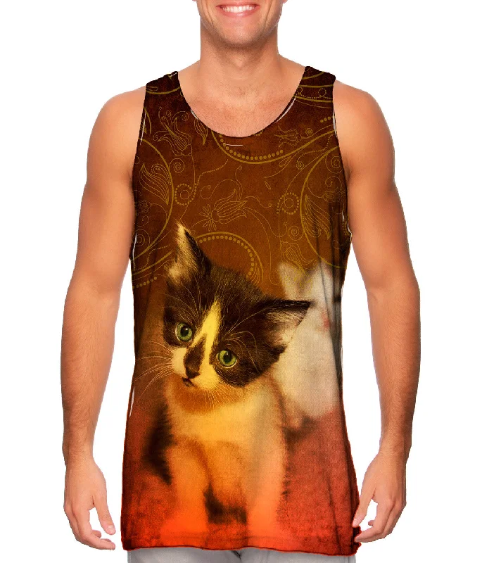 Women's Spaghetti Strap Tank Tops with Geometric PatternsCurious Kitten