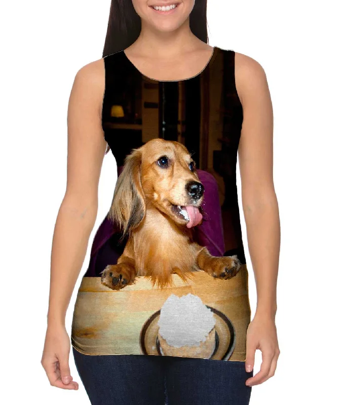 Plunge Neck Women's Seamless Tank Tops for a Smooth FitDachshund Birthday Party