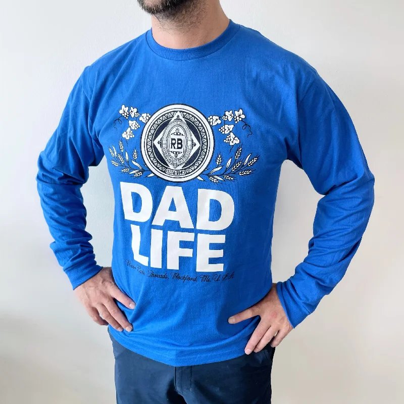 Wrap - Style Women Long Sleeve Top for a Versatile FitDAD LIFE Royal • Long Sleeve