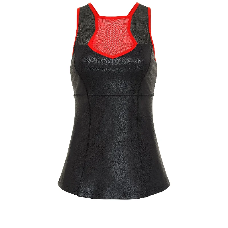 Women's Spaghetti Strap Tank Tops with Geometric PatternsDark Widow Athletic Tank Top Women's Spaghetti Strap Tank Tops with Geometric PatternsDark Widow Athletic Tank Top