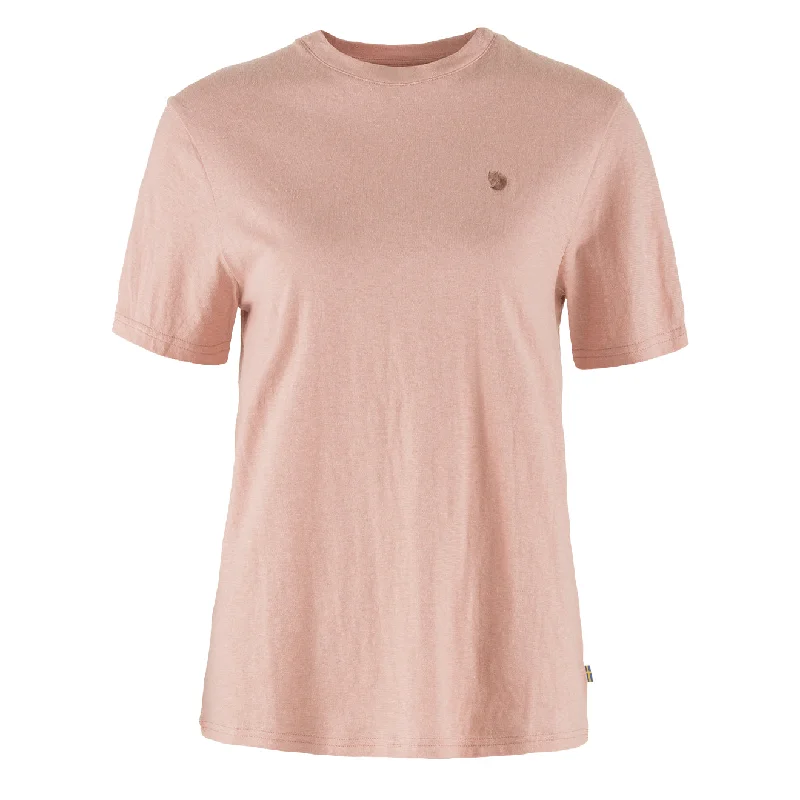 Fjallraven Womens Hemp Blend T-shirt Chalk Rose