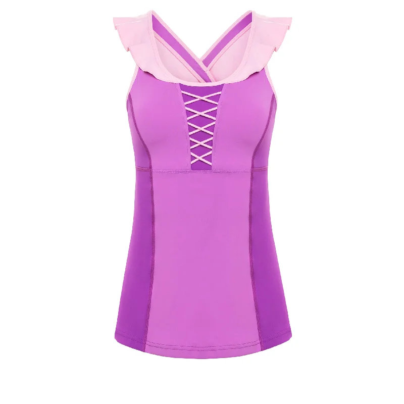 Plunge Neck Women's Seamless Tank Tops for a Smooth FitGolden Dreamer Princess Athletic Tank Top Plunge Neck Women's Seamless Tank Tops for a Smooth FitGolden Dreamer Princess Athletic Tank Top