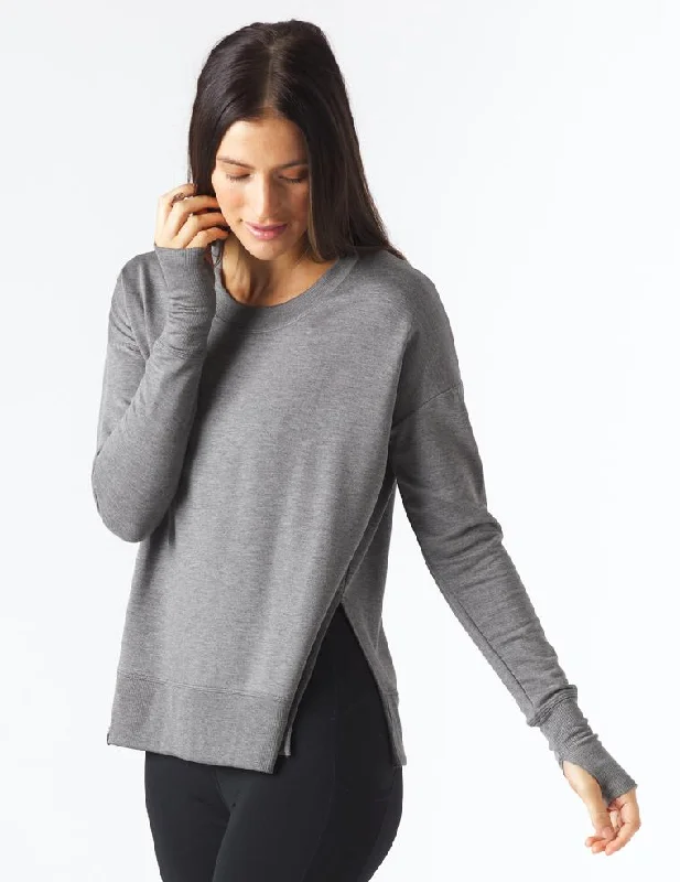 Lounge Long Sleeve: Charcoal Heather