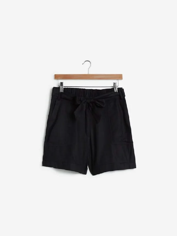 LOV Black Jill Shorts with Belt