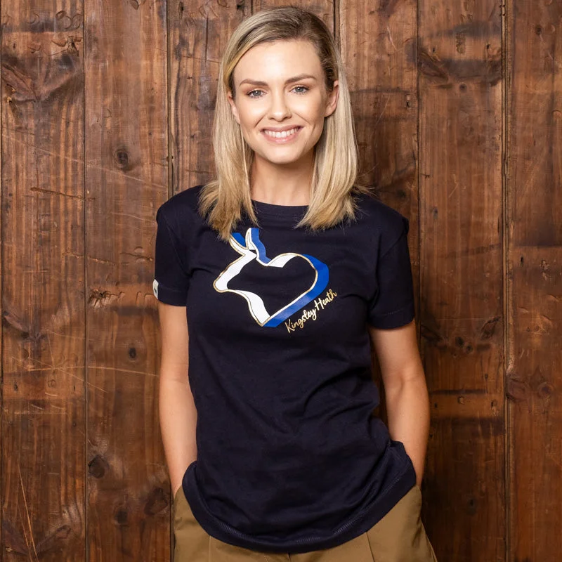 Organic cotton polo shirt for eco - friendly consumersLove Nguni Crew Slim Tee Midnight Organic cotton polo shirt for eco - friendly consumersLove Nguni Crew Slim Tee Midnight