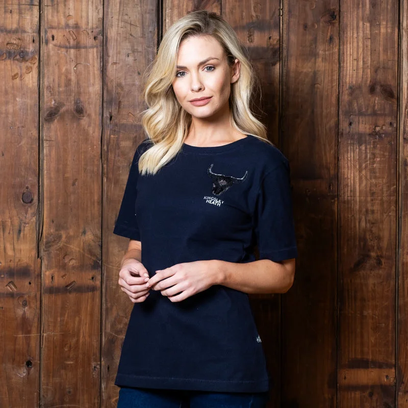 Two - tone polo shirt for a modern and stylish appearanceLuxe Skull Regular Crew Slim Tee Midnight Two - tone polo shirt for a modern and stylish appearanceLuxe Skull Regular Crew Slim Tee Midnight