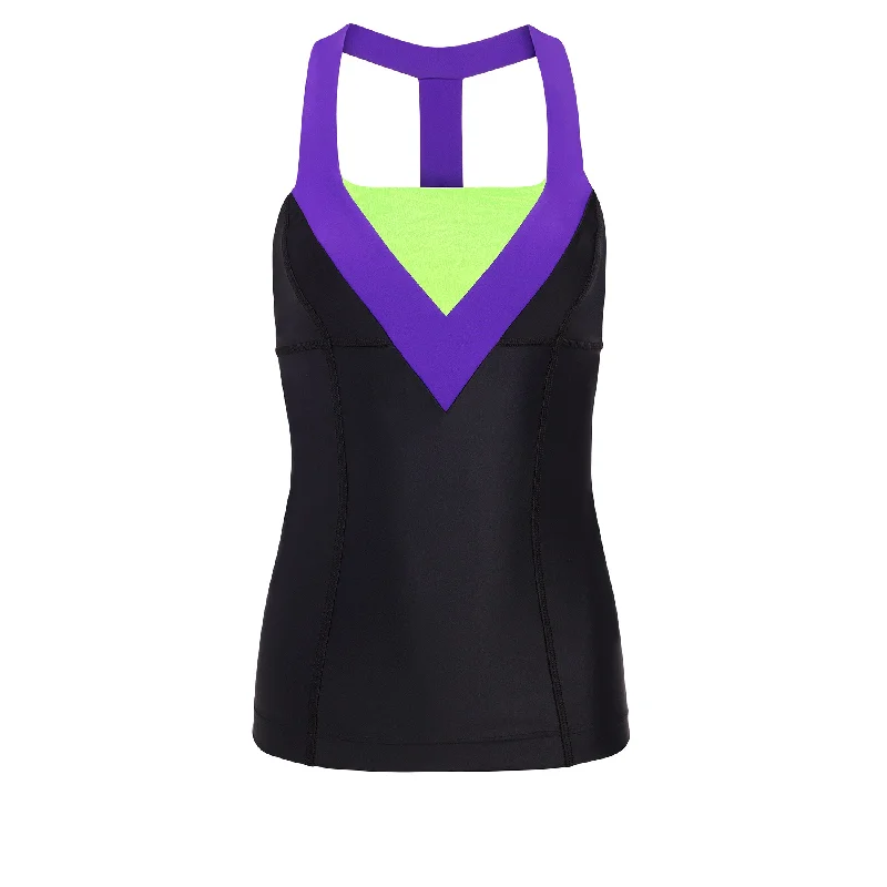 Women's Longline Tank Tops with Abstract PrintsMal-evolent Villain Athletic Tank Top Women's Longline Tank Tops with Abstract PrintsMal-evolent Villain Athletic Tank Top