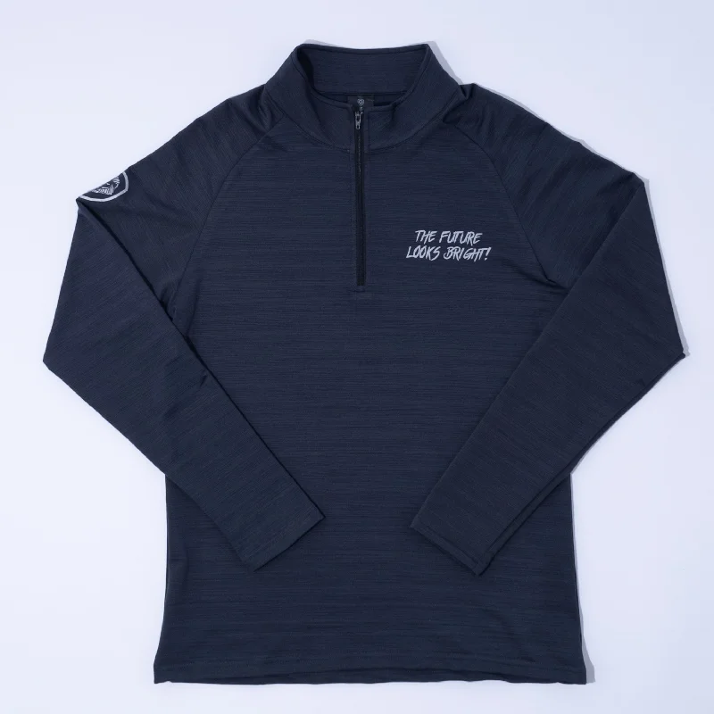 Dark Grey Future Looks Bright Performance 1/4 Zip