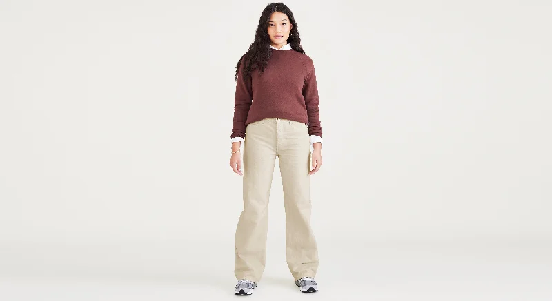 Leather Look Women Shorts for an Edgy and Chic StyleMid-Rise Jeans, Relaxed Fit