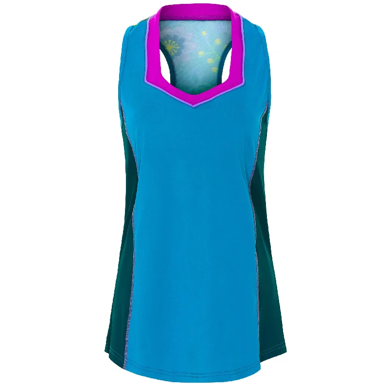 Crew Neck Women's Sustainable Tank Tops Made from Recycled MaterialsMiracle Hermana Flow Tank Top