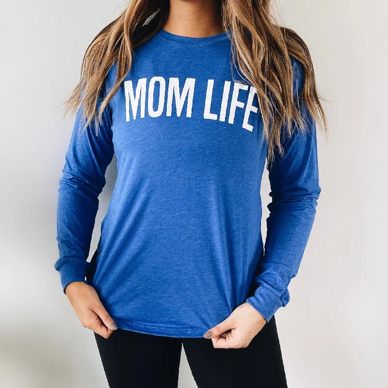 Plus Size Women Long Sleeve Top for a Flattering and Comfortable FitMom Life • Royal Blue Long Sleeve Plus Size Women Long Sleeve Top for a Flattering and Comfortable FitMom Life • Royal Blue Long Sleeve