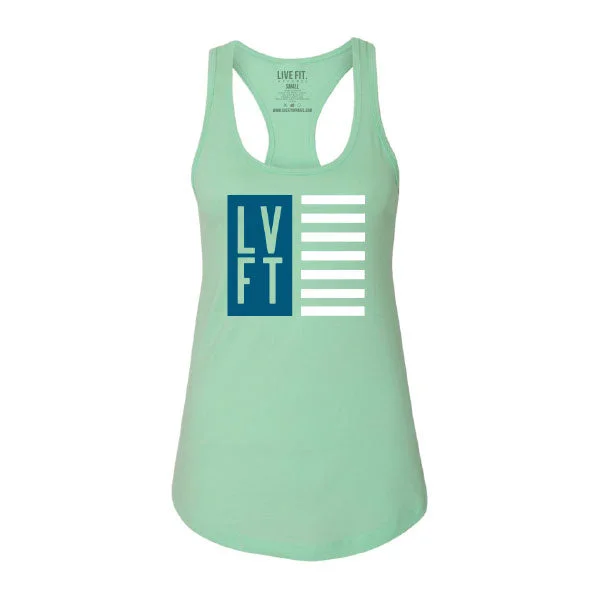 Nation Women's Racerback - Mint