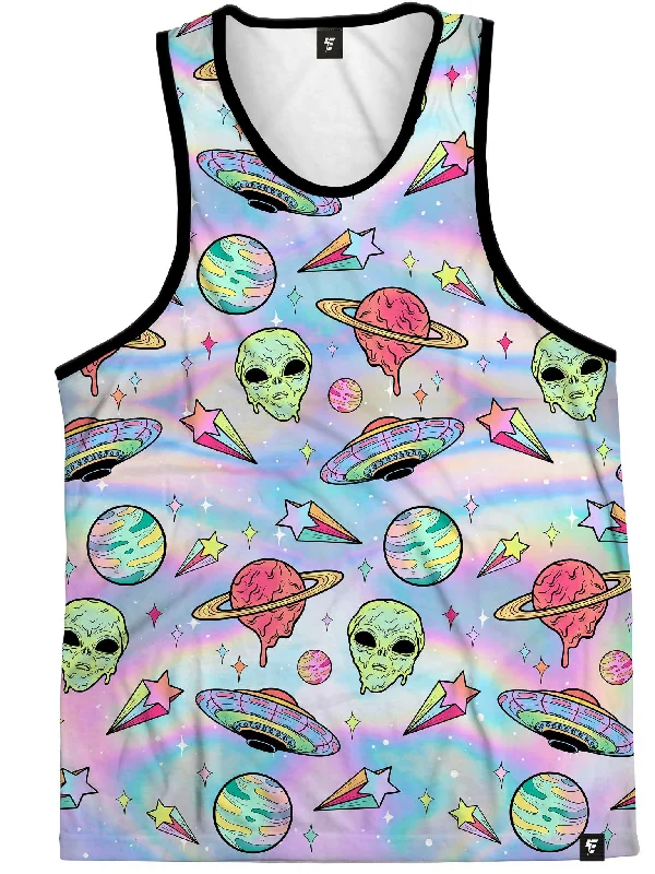 Neon Space Trip Unisex Tank Top