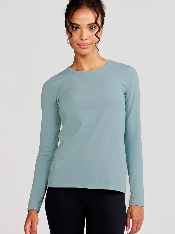 Organic Cotton Women Long Sleeve Top for Eco - Friendly ComfortNOLA Long Sleeve T-Shirt Organic Cotton Women Long Sleeve Top for Eco - Friendly ComfortNOLA Long Sleeve T-Shirt