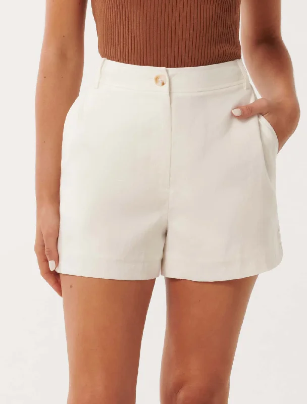 Linen Women Shorts for Breathable Comfort in Hot WeatherOlympia Linen Shorts