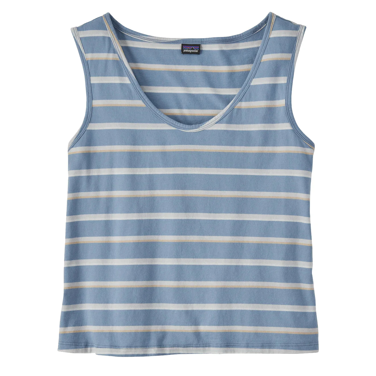 Quarter - zip polo shirt for easy temperature adjustmentPatagonia Womens Regenerative Organic Certified Cotton Tank Sunset Stripe / Light Plume Grey Quarter - zip polo shirt for easy temperature adjustmentPatagonia Womens Regenerative Organic Certified Cotton Tank Sunset Stripe / Light Plume Grey