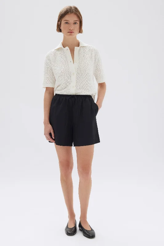 Denim Women Shorts with Distressed Details for a Casual VibePhilipa Poplin Short