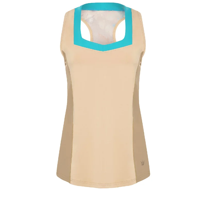 Plus Size Women's Puff - Sleeve Tank Tops in Pastel HuesRiverbend Princess Flow Tank Top Plus Size Women's Puff - Sleeve Tank Tops in Pastel HuesRiverbend Princess Flow Tank Top