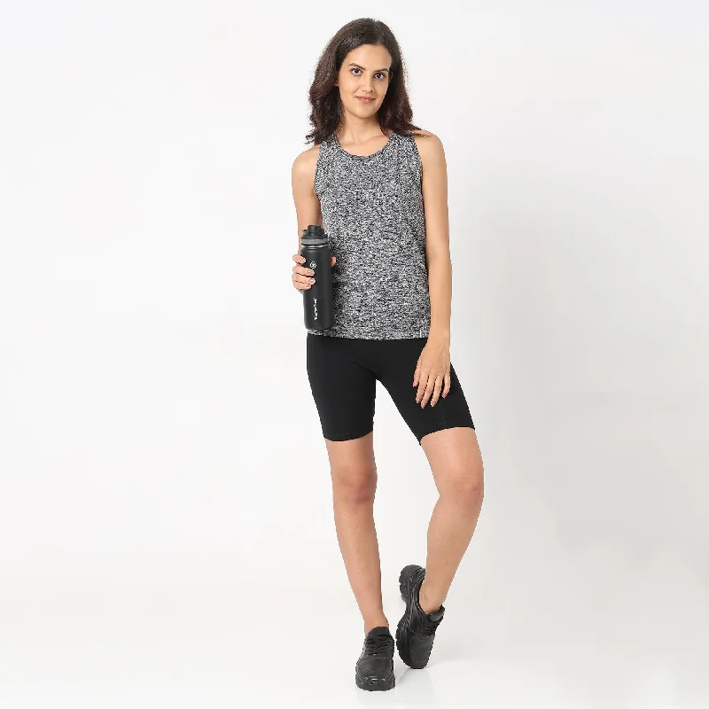 Tie - Waist Women Shorts for a Customizable FitSkinny Fit Solid High Rise Shorts
