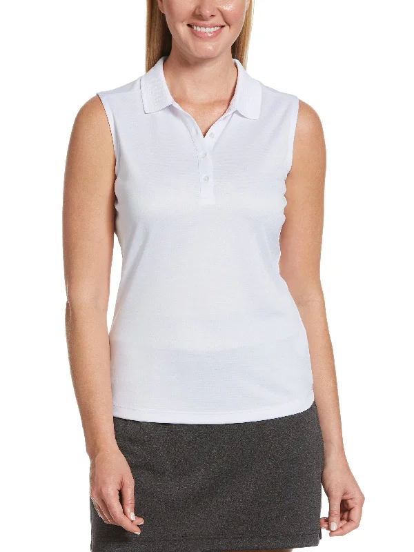 Womens Opti Dri™ Sleeveless Polo