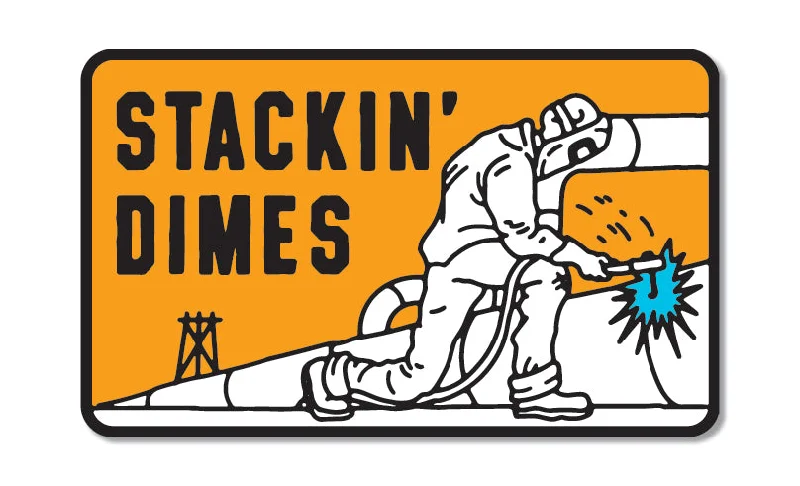 Lightweight Women Long Sleeve Top for Spring and AutumnStackin' Dimes Sticker - 3in