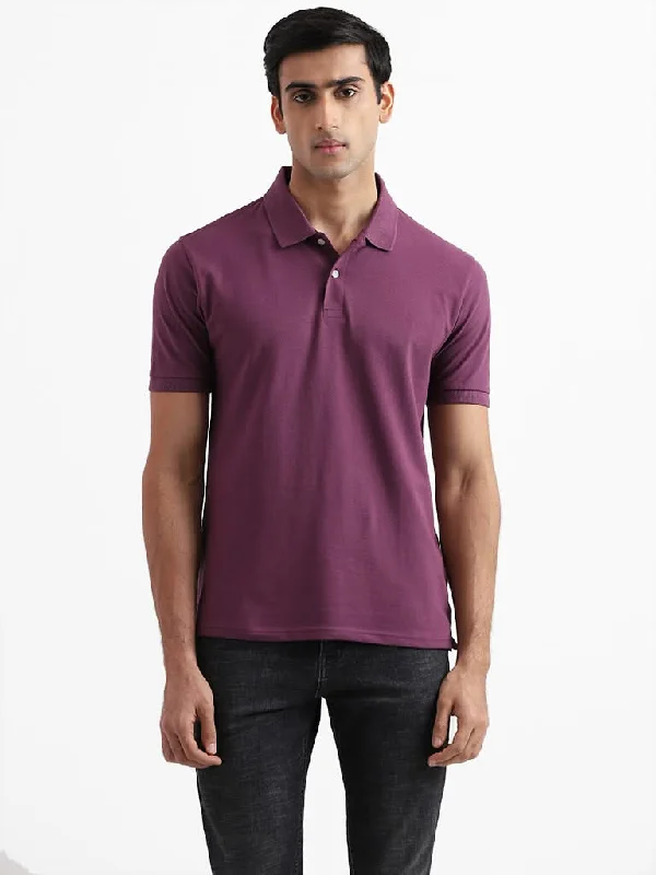 Plus Size Women Shorts with a Comfortable and Stylish FitWES Casuals Solid Mauve Cotton Blend T-Shirt Plus Size Women Shorts with a Comfortable and Stylish FitWES Casuals Solid Mauve Cotton Blend T-Shirt