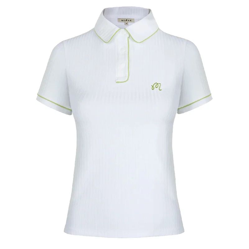 Womens Anna Polo White - W24