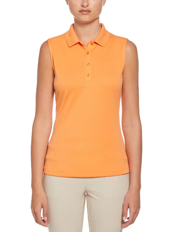 Womens Opti Dri™ Sleeveless Polo