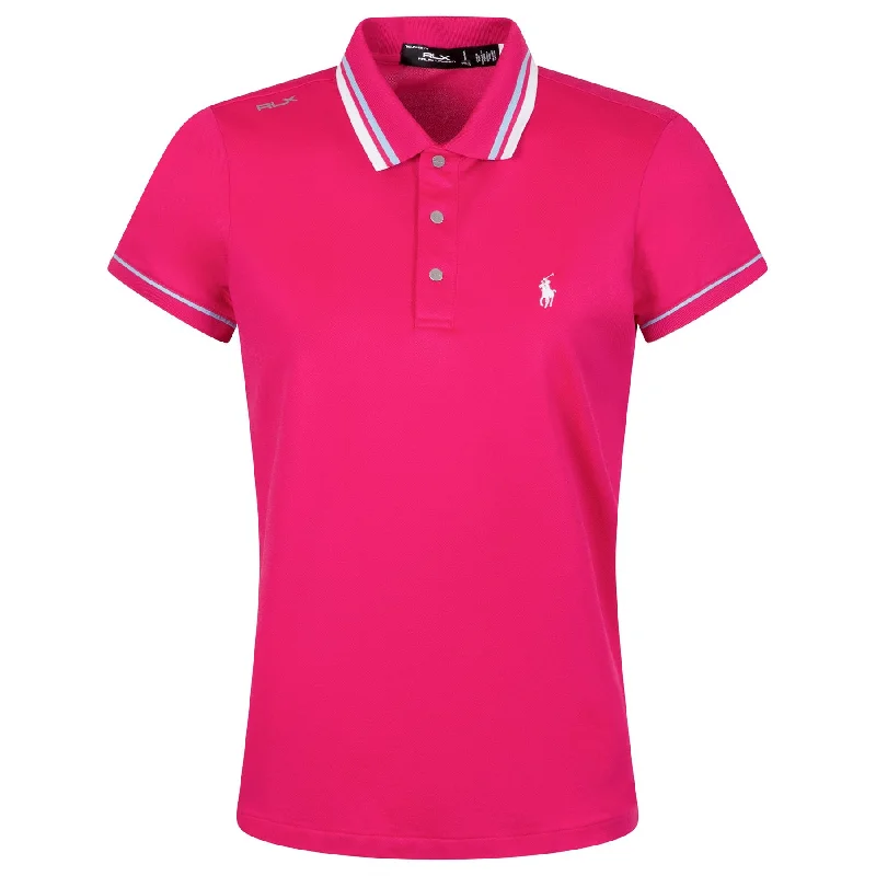 Nursing polo shirt for breastfeeding mothersWomens RLX Tour Pique Polo Bright Pink - AW24 Nursing polo shirt for breastfeeding mothersWomens RLX Tour Pique Polo Bright Pink - AW24