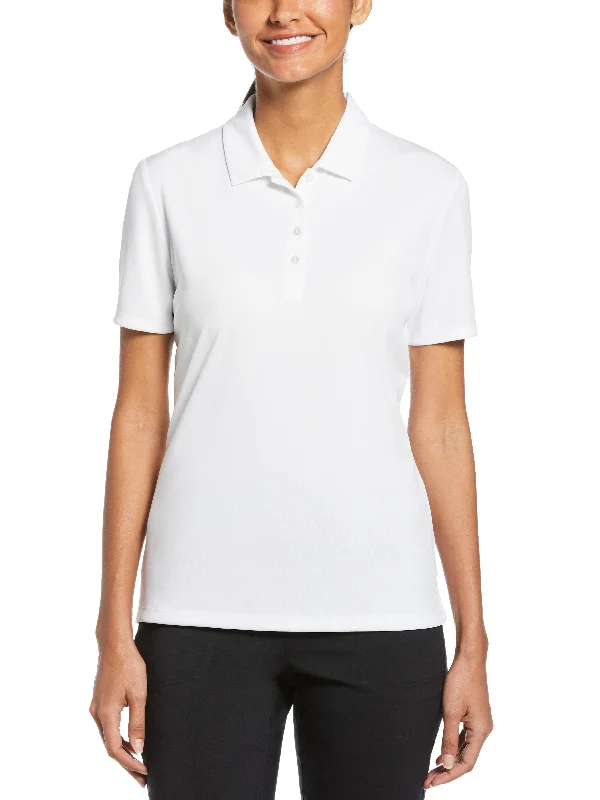 Glitter - embellished polo shirt for a sparkly appearanceWomens All Over Tee Time Print Polo Glitter - embellished polo shirt for a sparkly appearanceWomens All Over Tee Time Print Polo