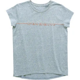 Metallic Accent Women Long Sleeve Top for a Glamorous LookYouth Girls Short Sleeve Logo T-Shirt - Deep Lagoon Snow Heather Metallic Accent Women Long Sleeve Top for a Glamorous LookYouth Girls Short Sleeve Logo T-Shirt - Deep Lagoon Snow Heather